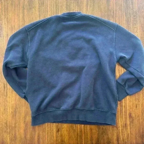 Zara Pac-Man Navy Blue Crewneck Pullover Sweater Size 10 unisex - Picture 8 of 9